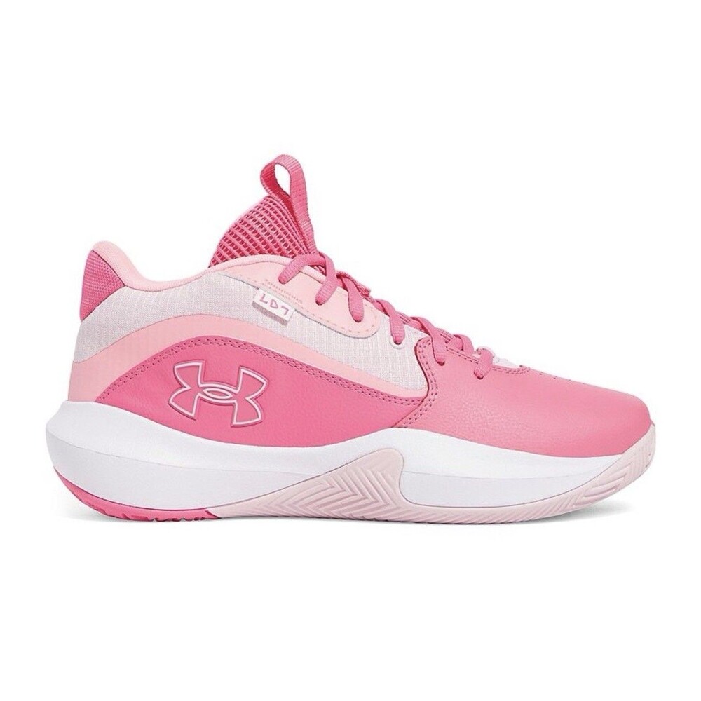 9M/10.5W Under Armour Lockdown 7 Pink/White 3028512-672